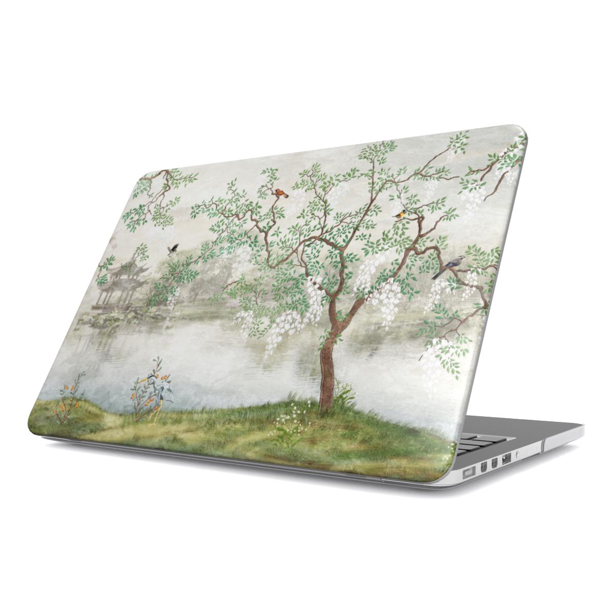 Chinoiserie Zen Garden MacBook Case Cover