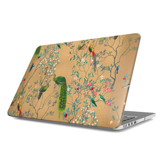 Chinoiserie Gold Bird Garden MacBook Case Cover