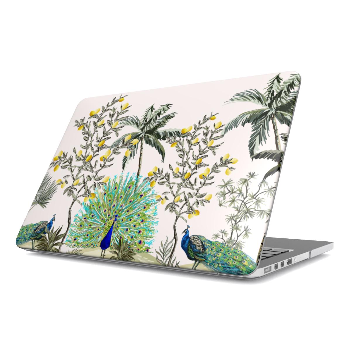 Chinoiserie Peacock Palms MacBook Case Cover