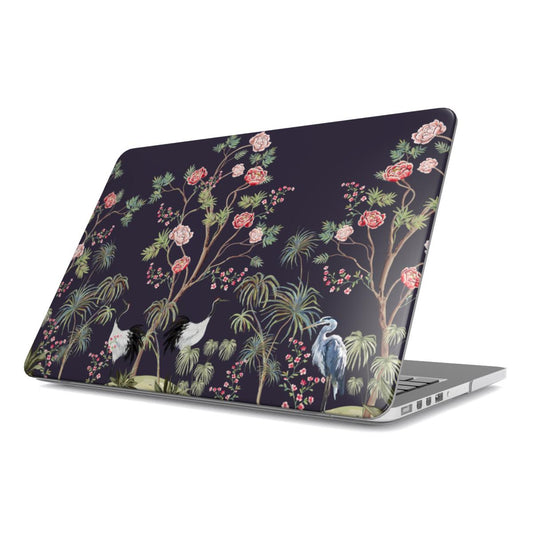 Chinoiserie Peony Herons MacBook Case Cover