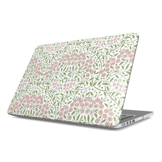 William Morris Pink Green Wildflower MacBook Case Cover