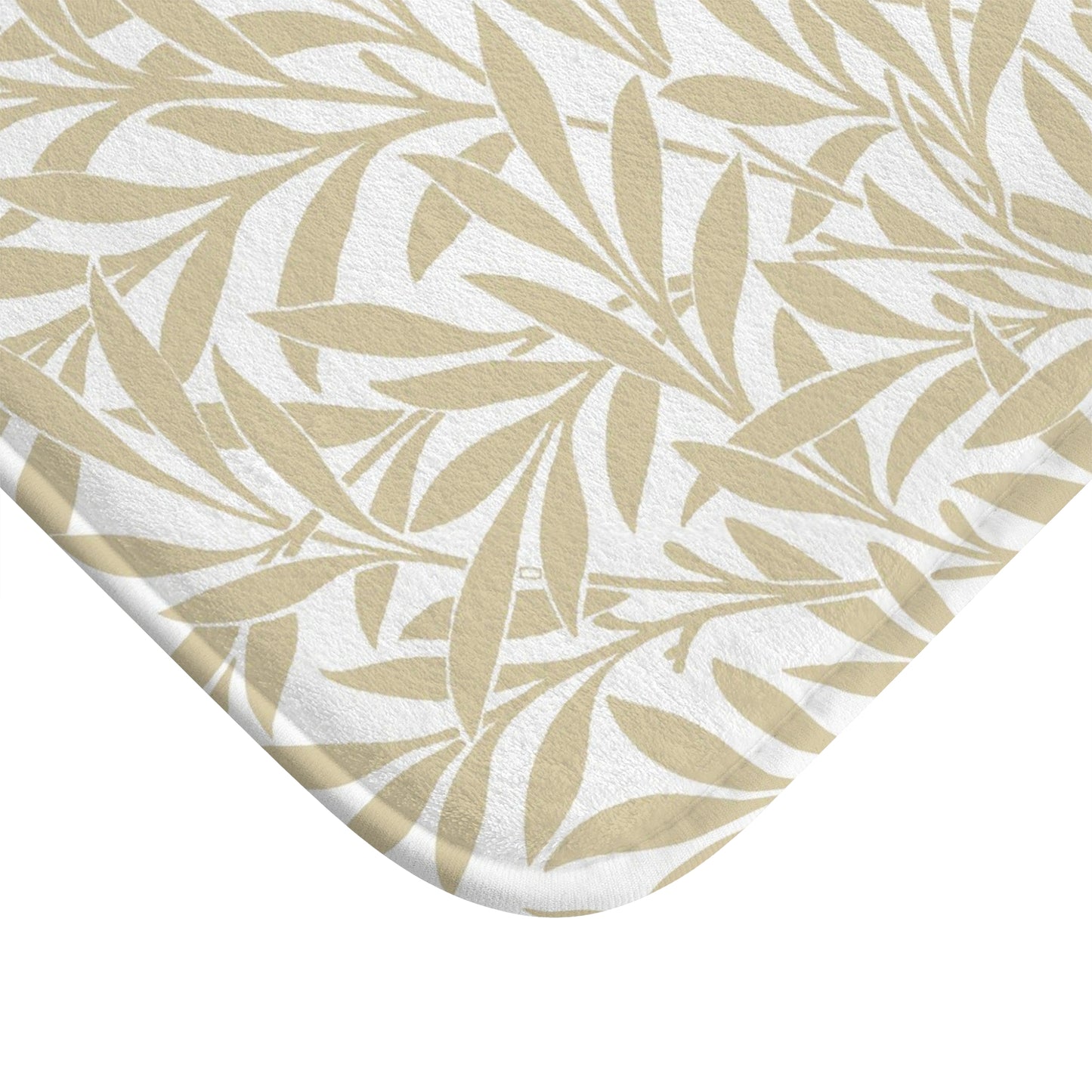William Morris Bath Mat Willow Beige