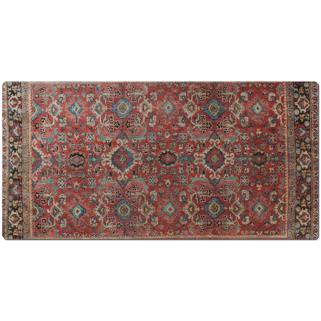 Ishtar Persian Desk Mat Antique Red