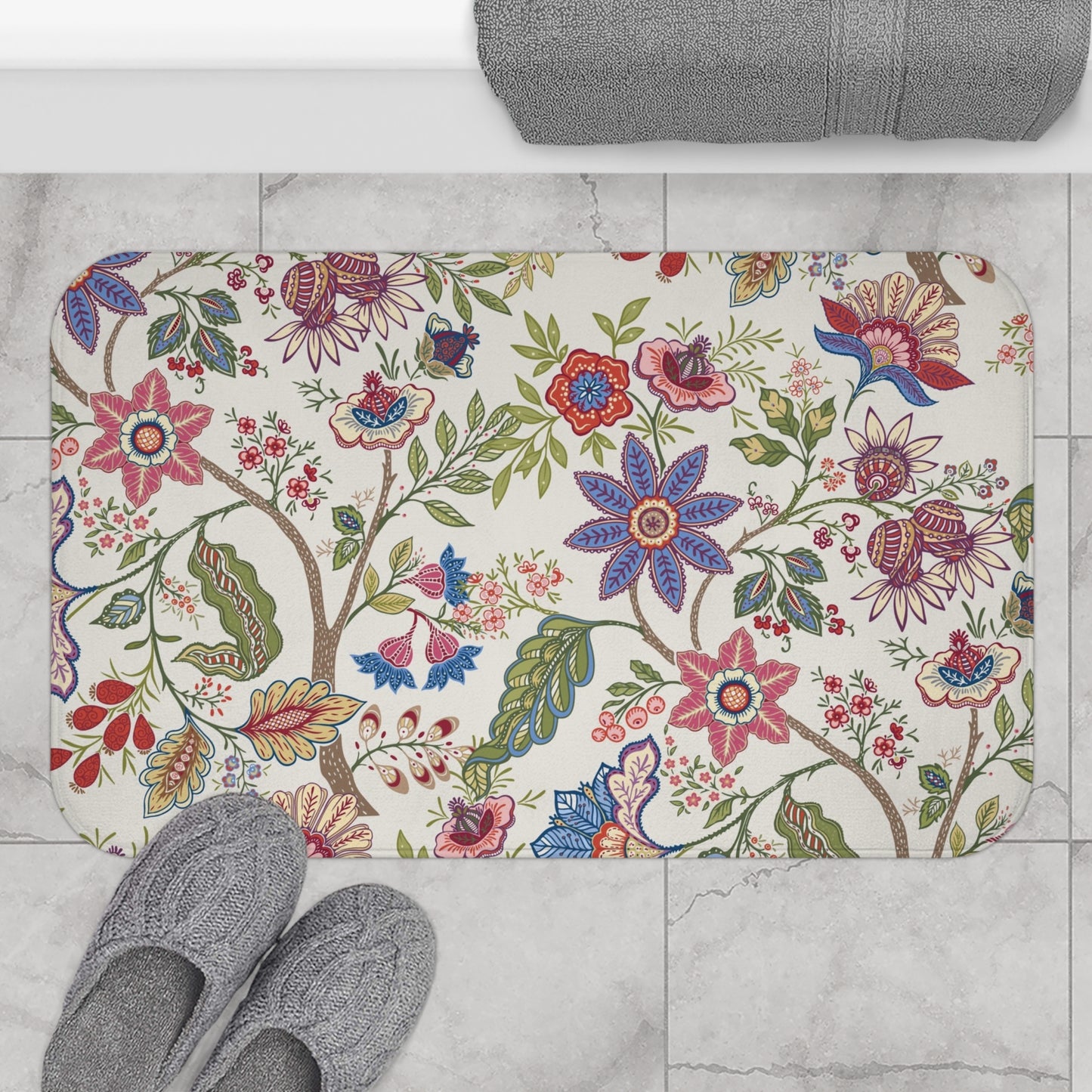 Mandalay Chintz Bath Mat