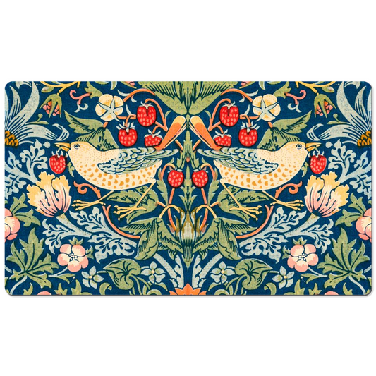 William Morris Desk Mat Strawberry Thief