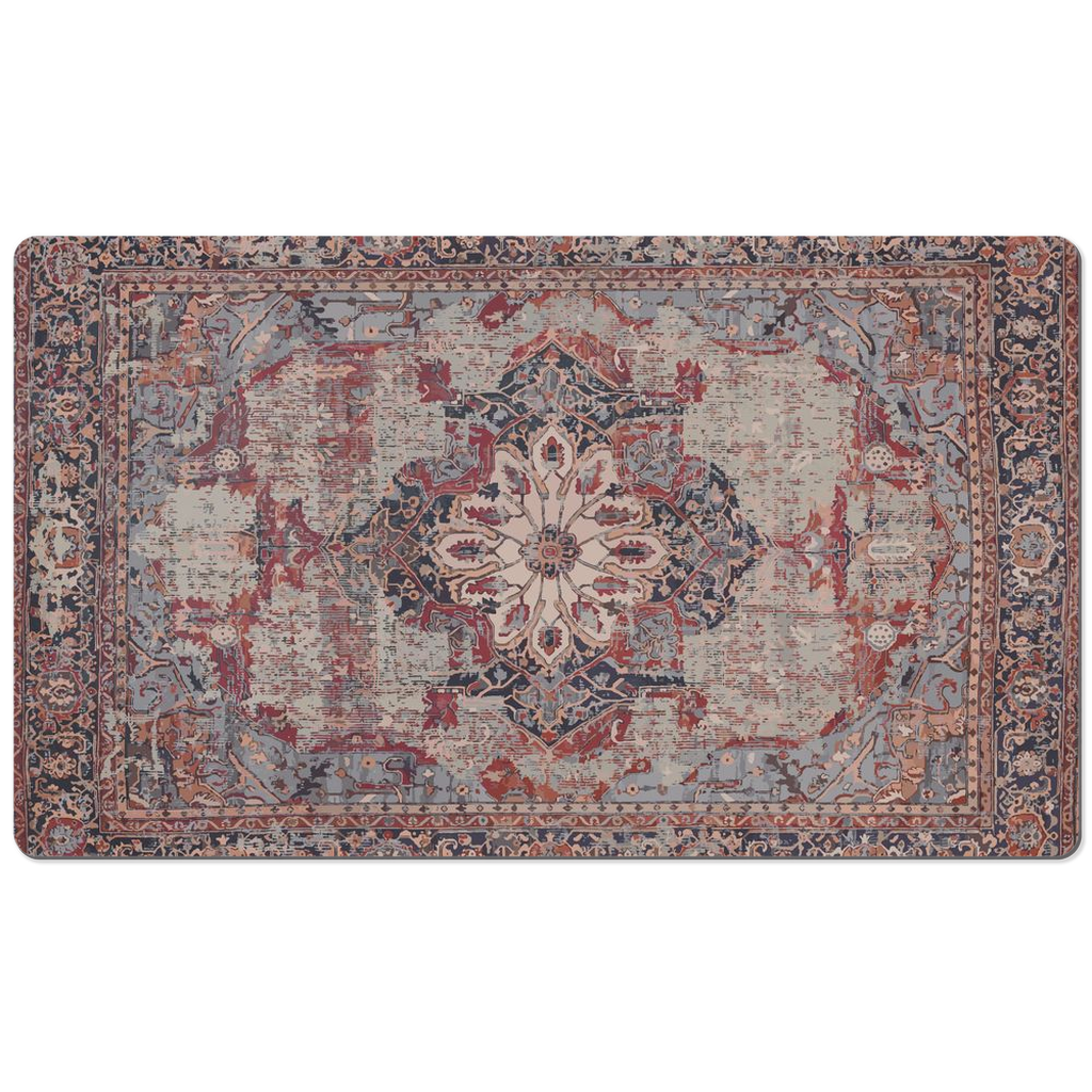 Qumis Persian Desk Mat Antique Plum Rose