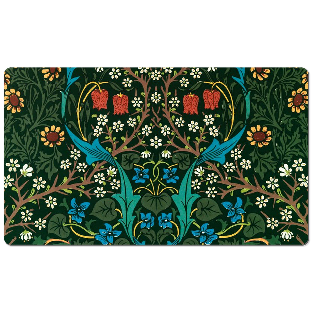 William Morris Desk Mat Blackthorn Floral