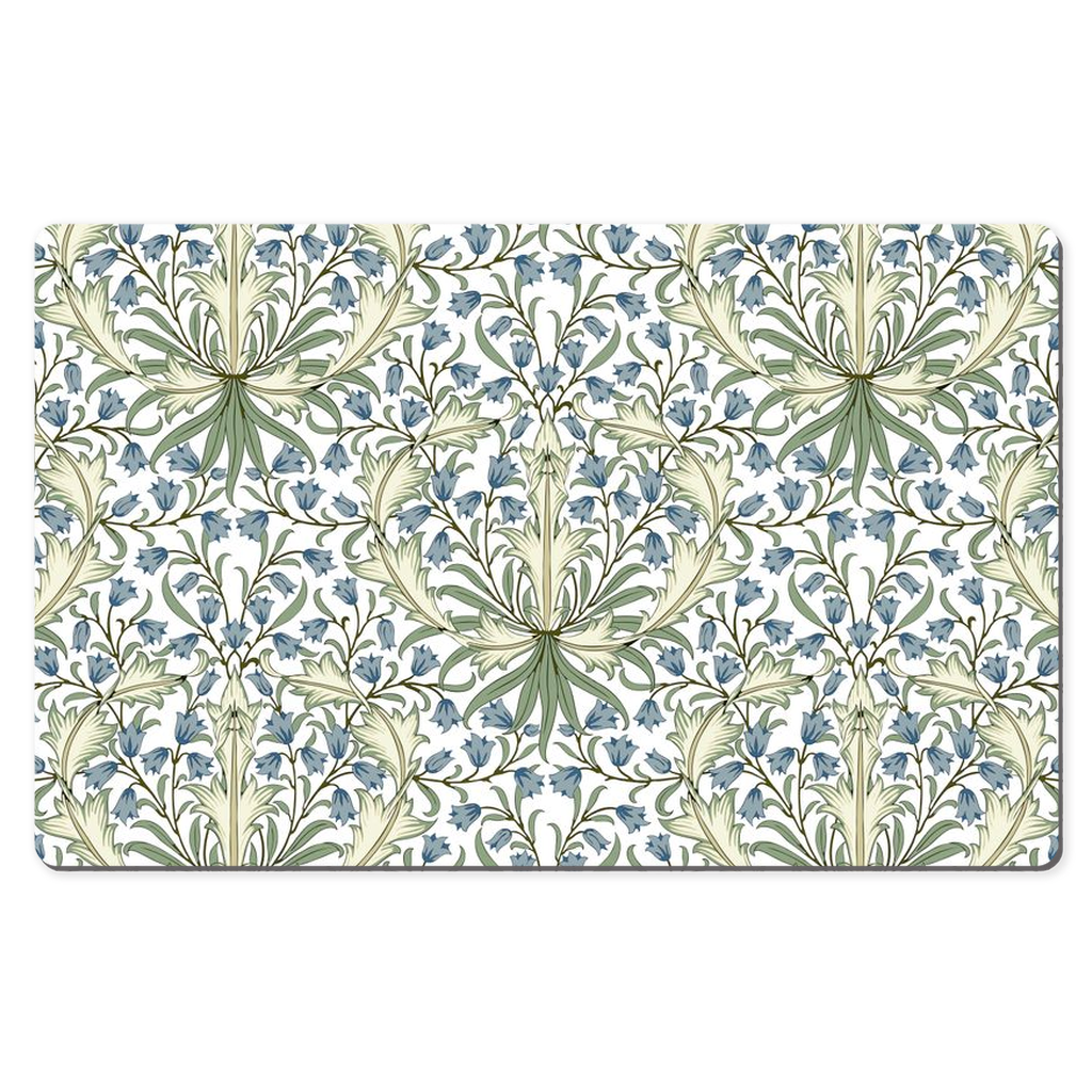 William Morris Desk Mat Bluebell II