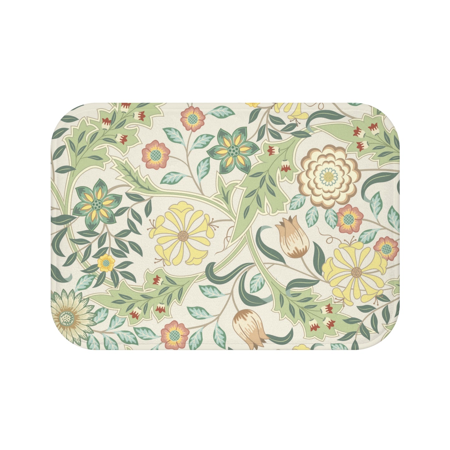 William Morris Bath Mat Wilhelmina Meadow
