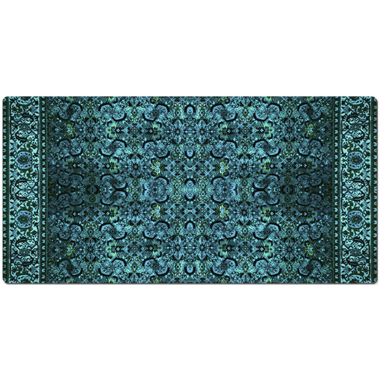 Cappadocia Persian Desk Mat Teal Black