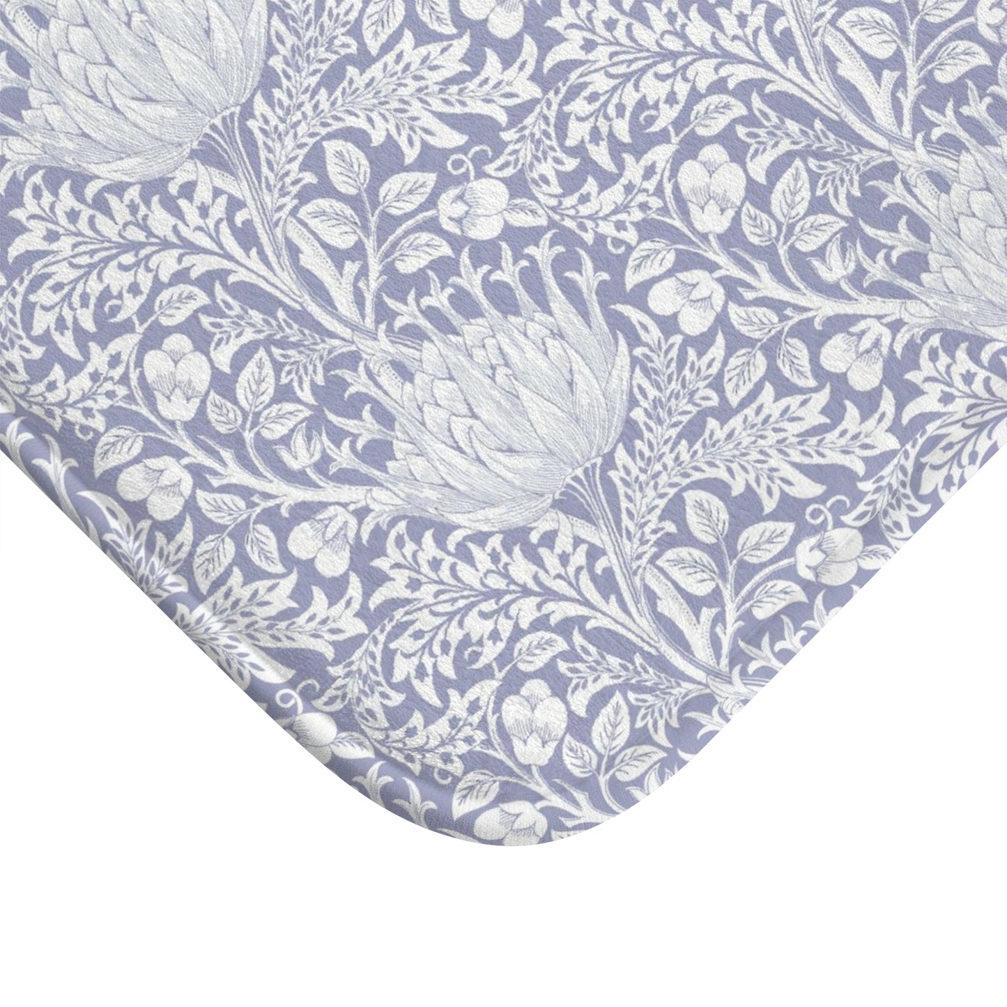 William Morris Bath Mat Artichoke Heather Lilac