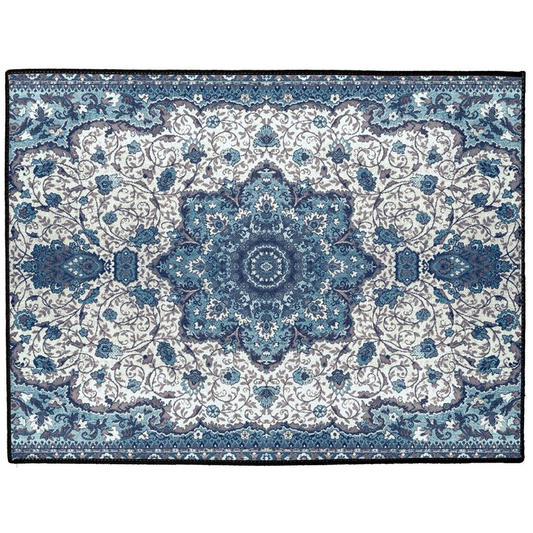 Artemesia Persian Indoor/Outdoor Floor Mat Blue Cream