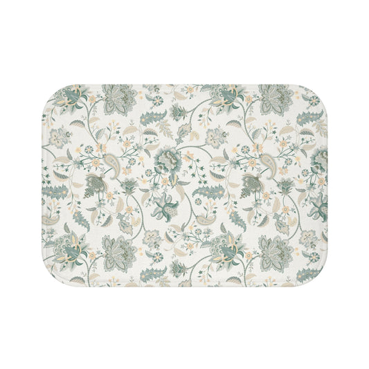 Belvedere Blue Chintz Bath Mat