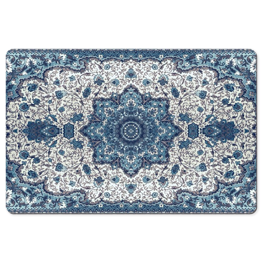 Artemesia Persian Desk Mat Antique Blue Cream