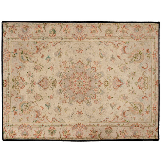 Vashti Persian Indoor/Outdoor Floor Mat Antique Beige Red