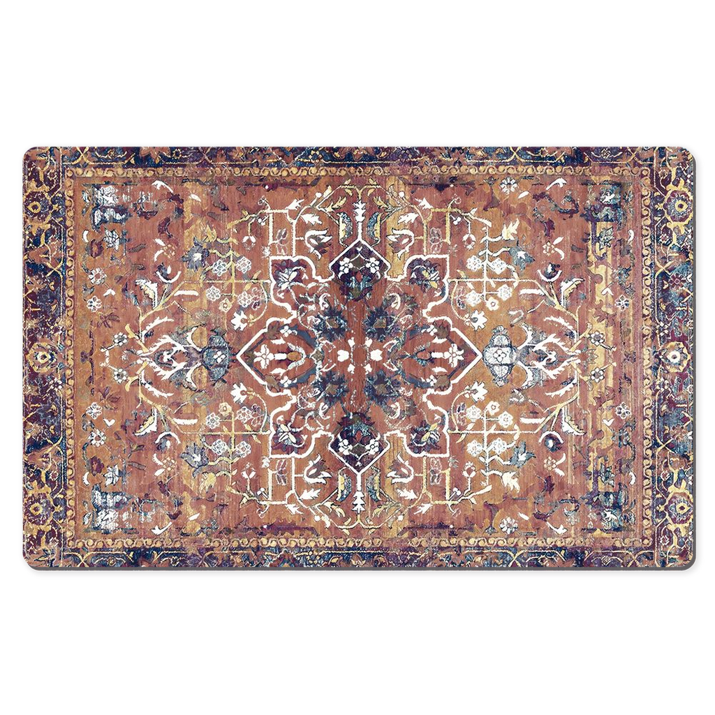 Isfahan Persian Desk Mat Antique Bronze Spice