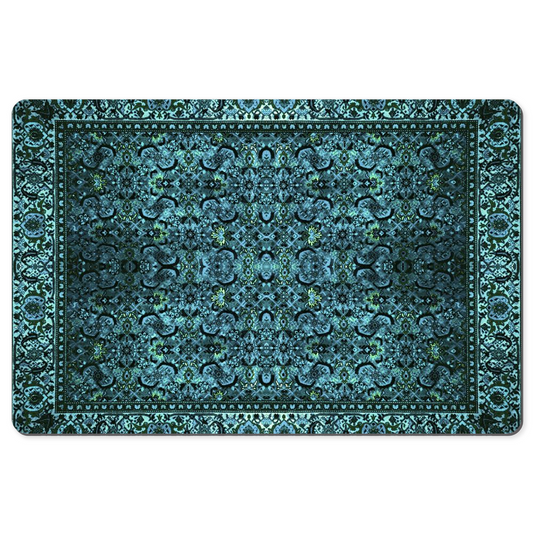 Cappadocia Persian Desk Mat Teal Black