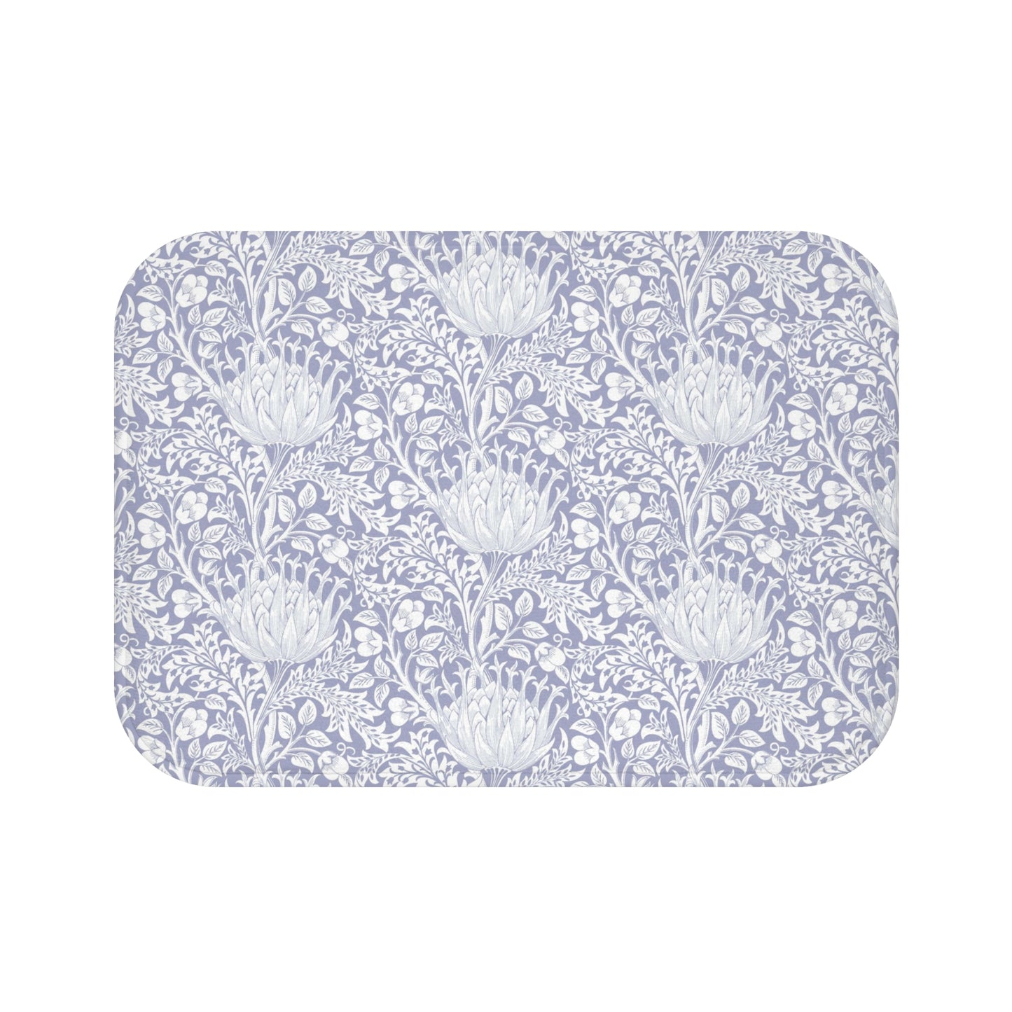 William Morris Bath Mat Artichoke Heather Lilac