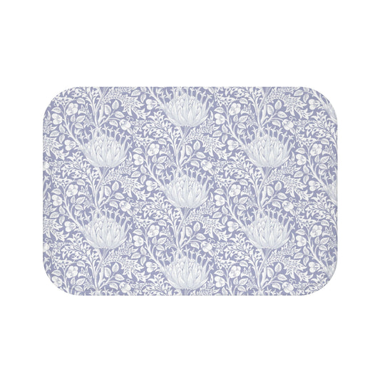 William Morris Bath Mat Artichoke Heather Lilac
