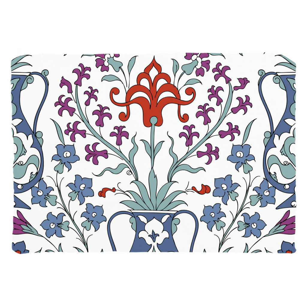 Topkapi Ottoman Cotton Pillows Blue Lilac Red
