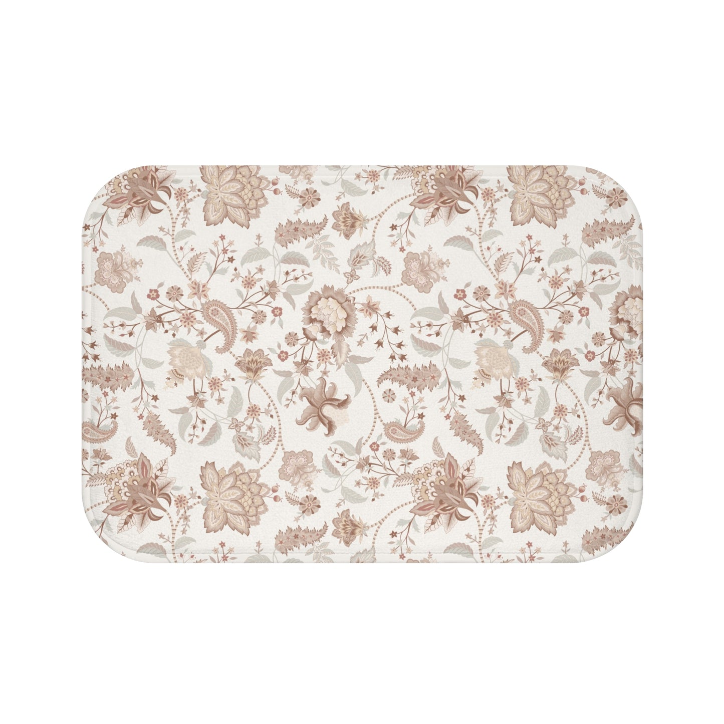 Belvedere Beige Chintz Bath Mat
