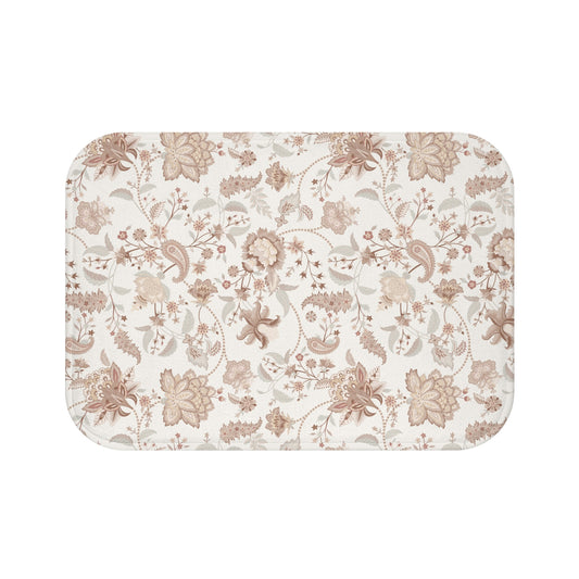 Belvedere Beige Chintz Bath Mat