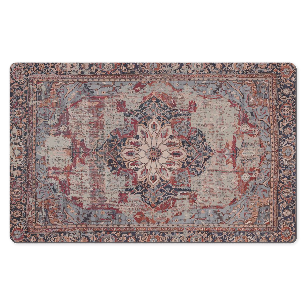 Qumis Persian Desk Mat Antique Plum Rose