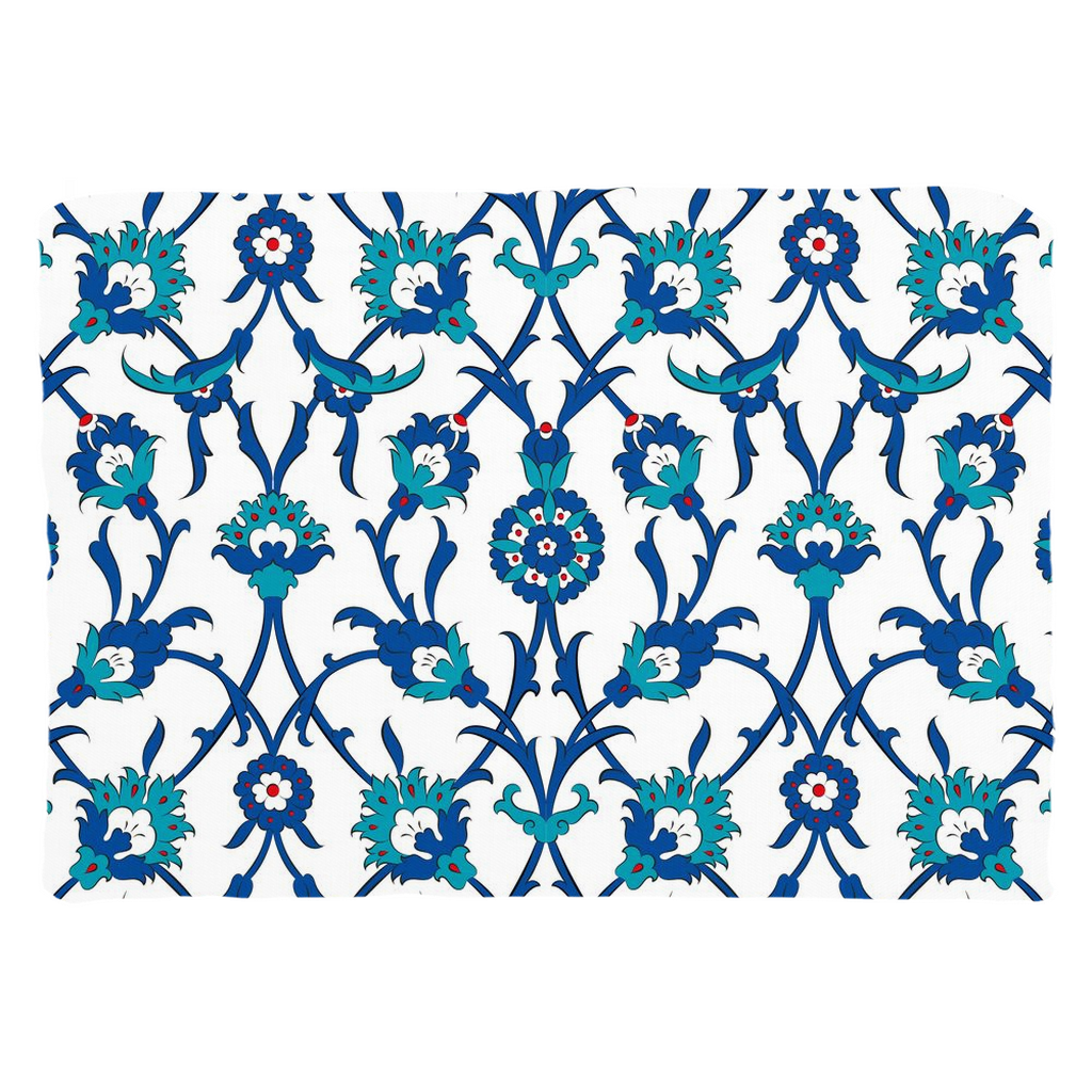 Amira Ottoman Cotton Pillows Blue Green