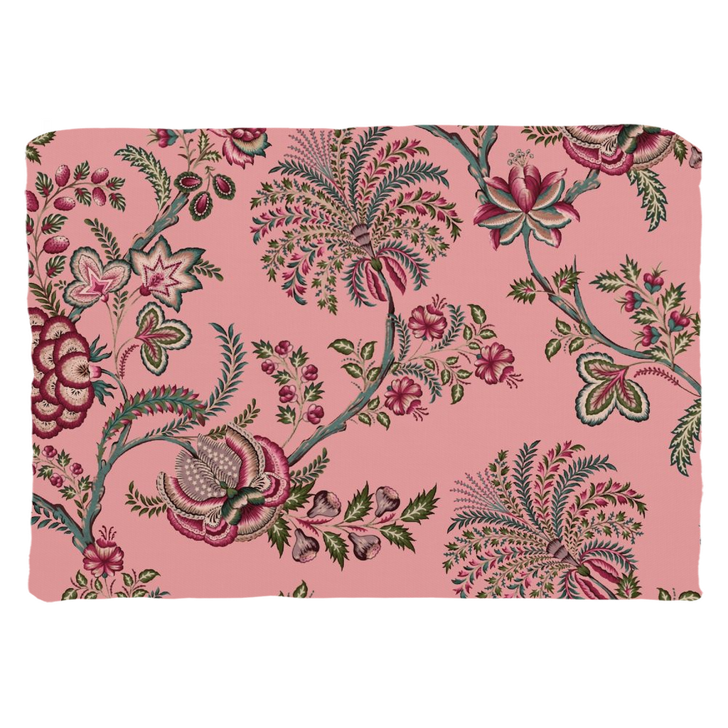 Chintz Cotton Pillows Pink Rose