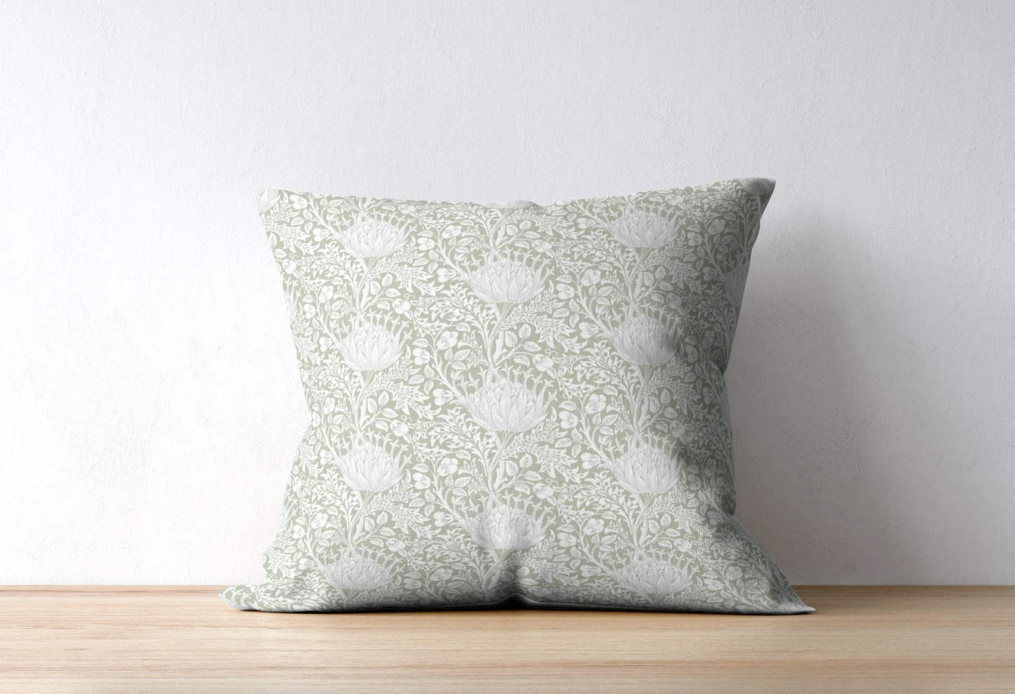 Artichoke Outdoor Pillows William Morris Sage Green