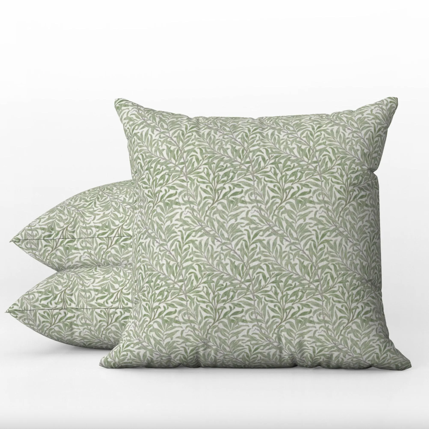 Willow Bough Outdoor Pillows William Morris Soft Green