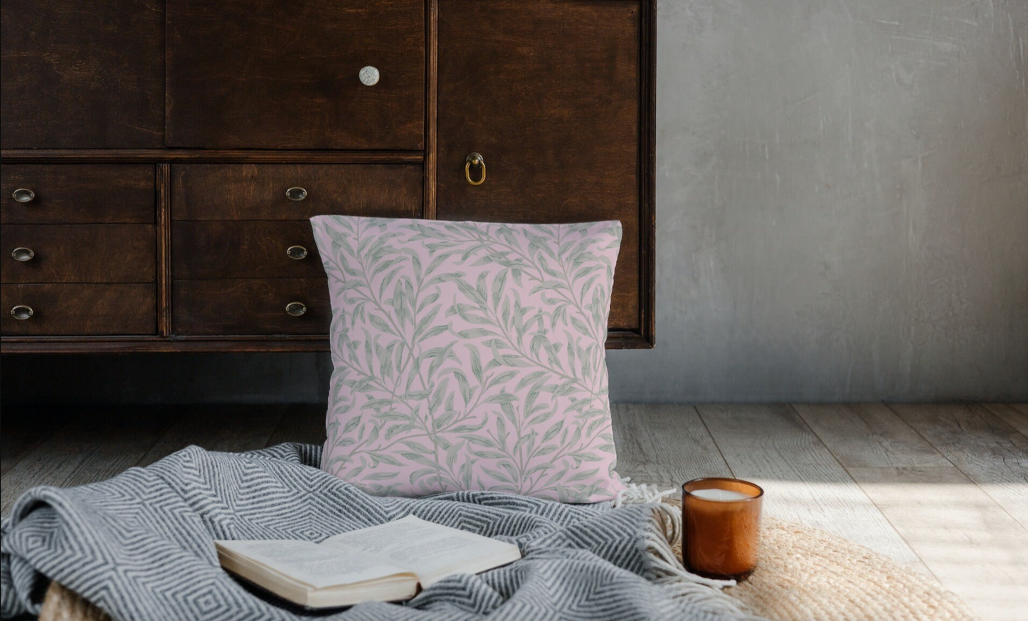 Willow Bough Outdoor Pillows William Morris Pink