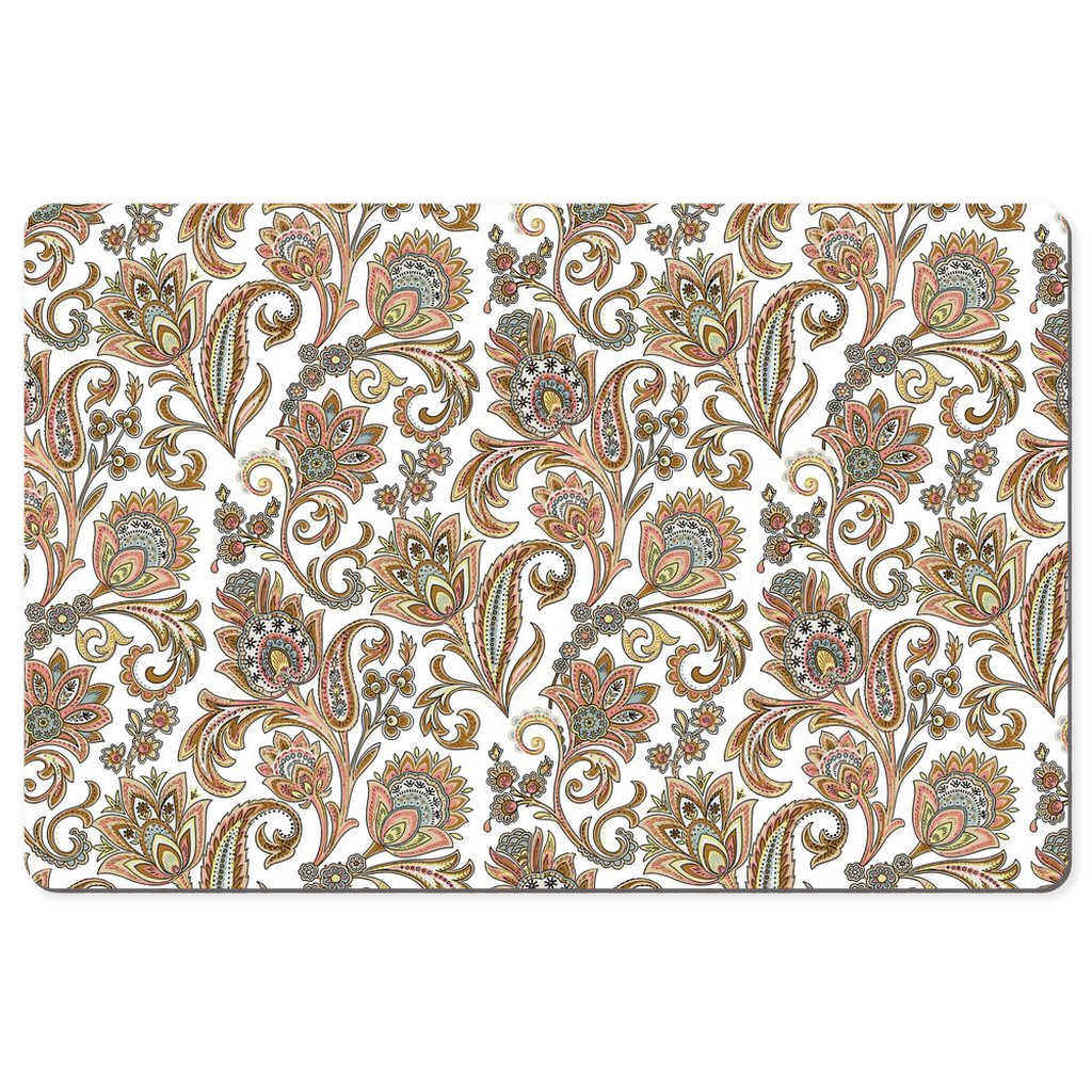 Madurai Chintz Desk Mat Rose Gold Pink Floral