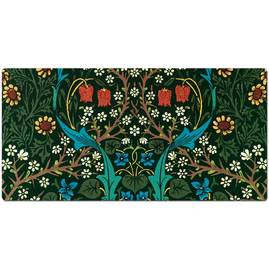 William Morris Desk Mat Blackthorn Floral