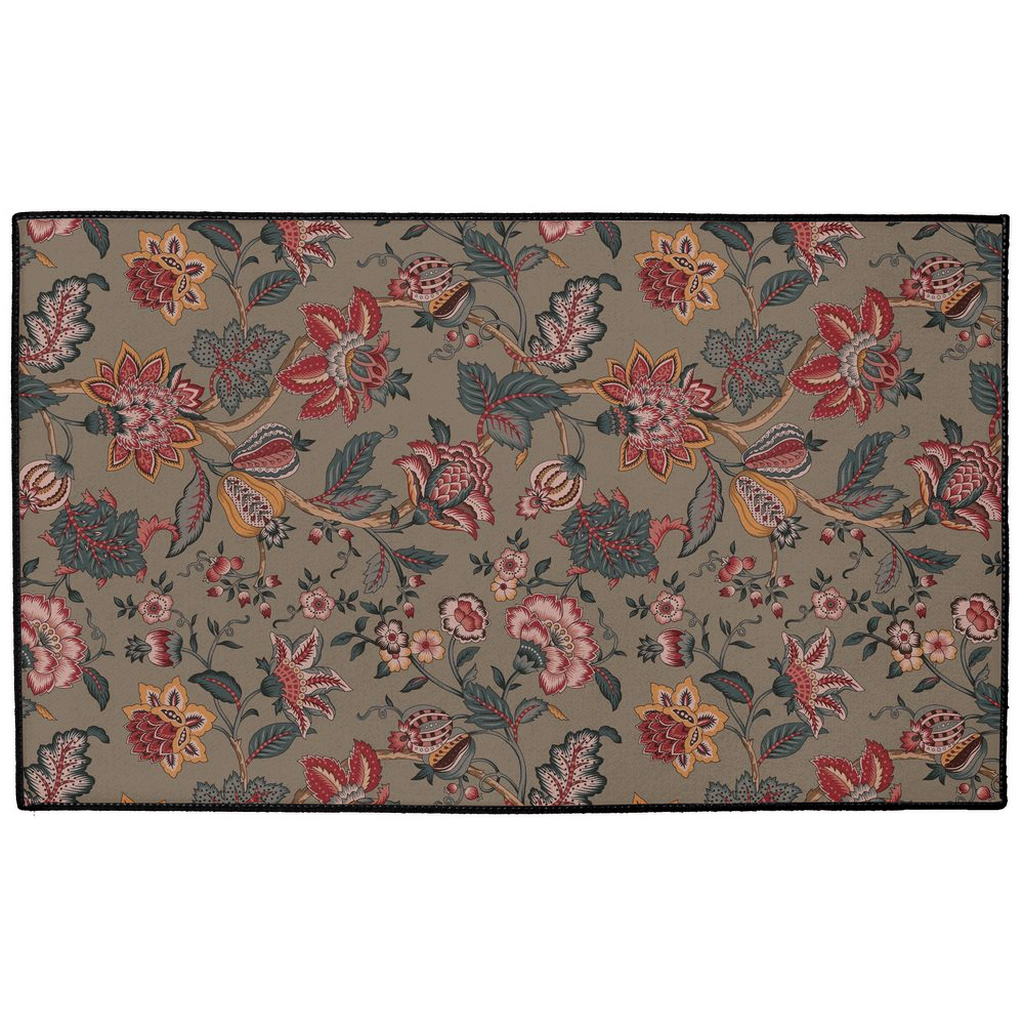 Highclere Chintz Indoor/Outdoor Floor Green Floral