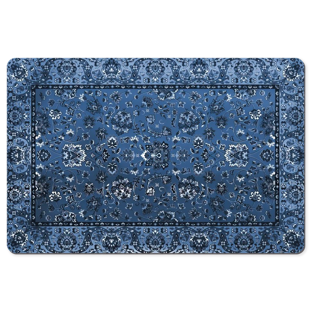 Bisotun Persian Desk Mat Antique Dark Blue