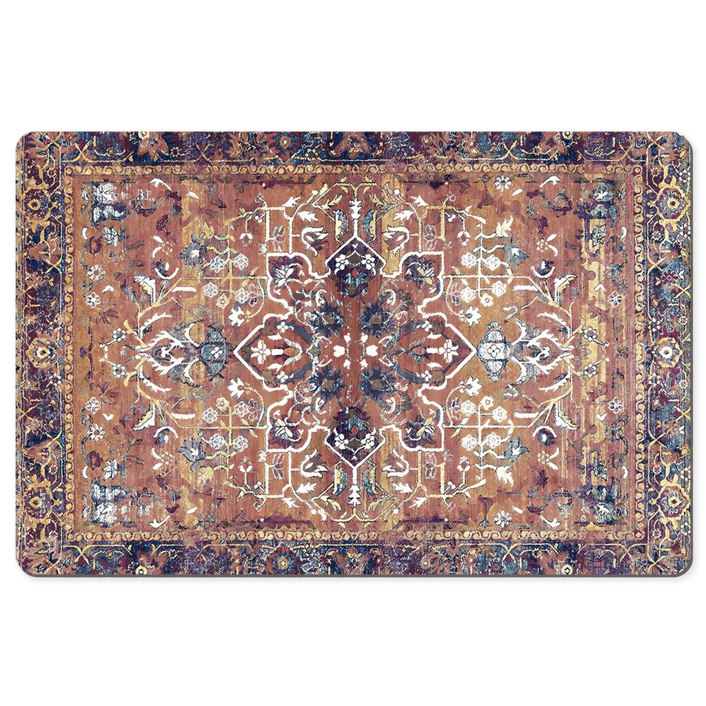 Isfahan Persian Desk Mat Antique Bronze Spice