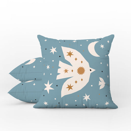 Matisse Outdoor Pillows Blue Dove of Peace