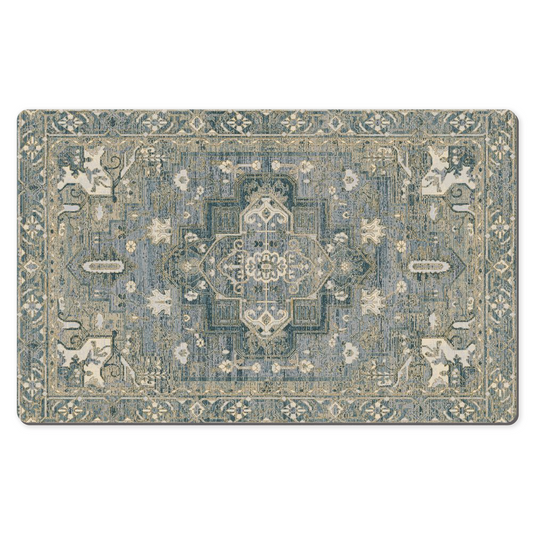 Mahsa Persian Desk Mat Grey Cream