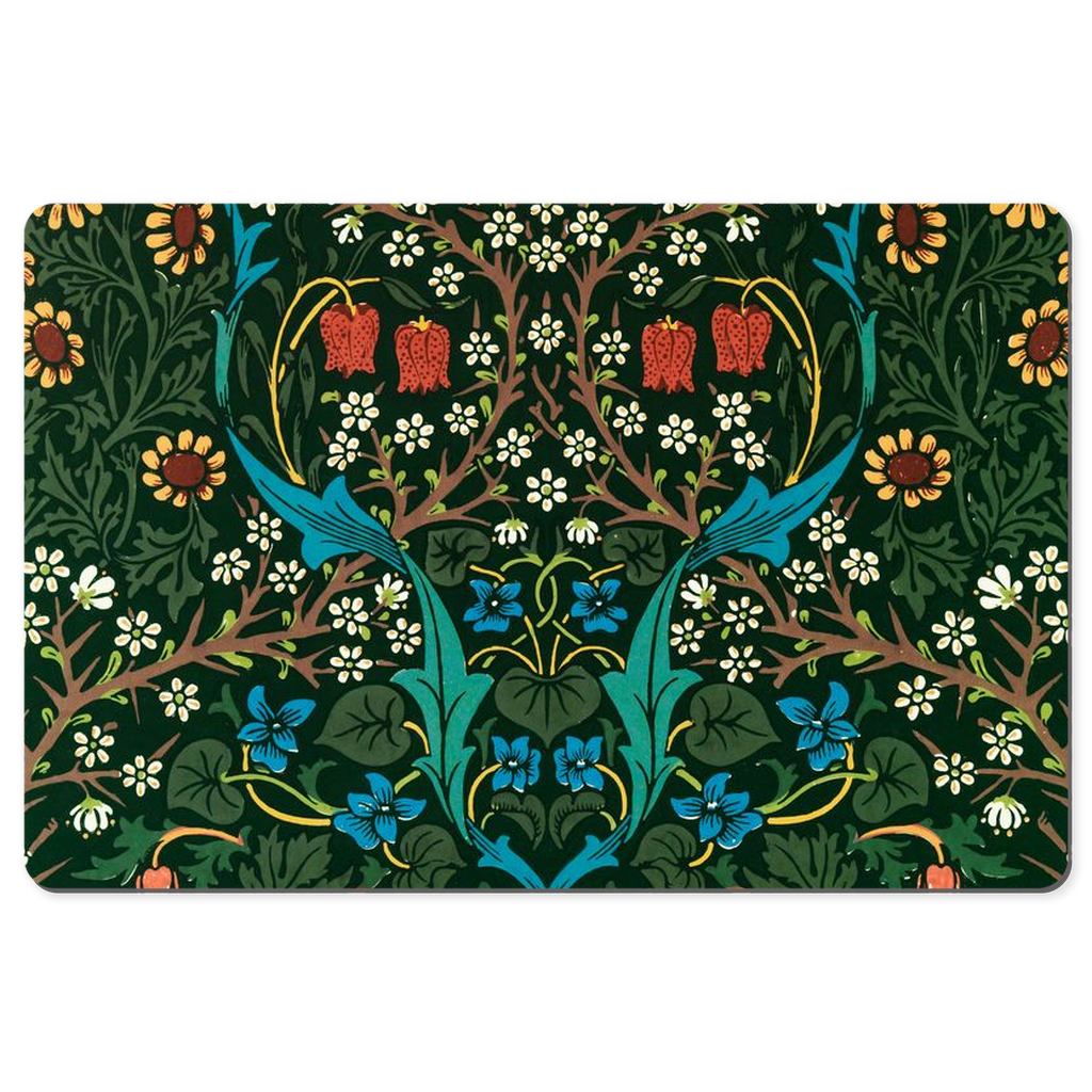 William Morris Desk Mat Blackthorn Floral