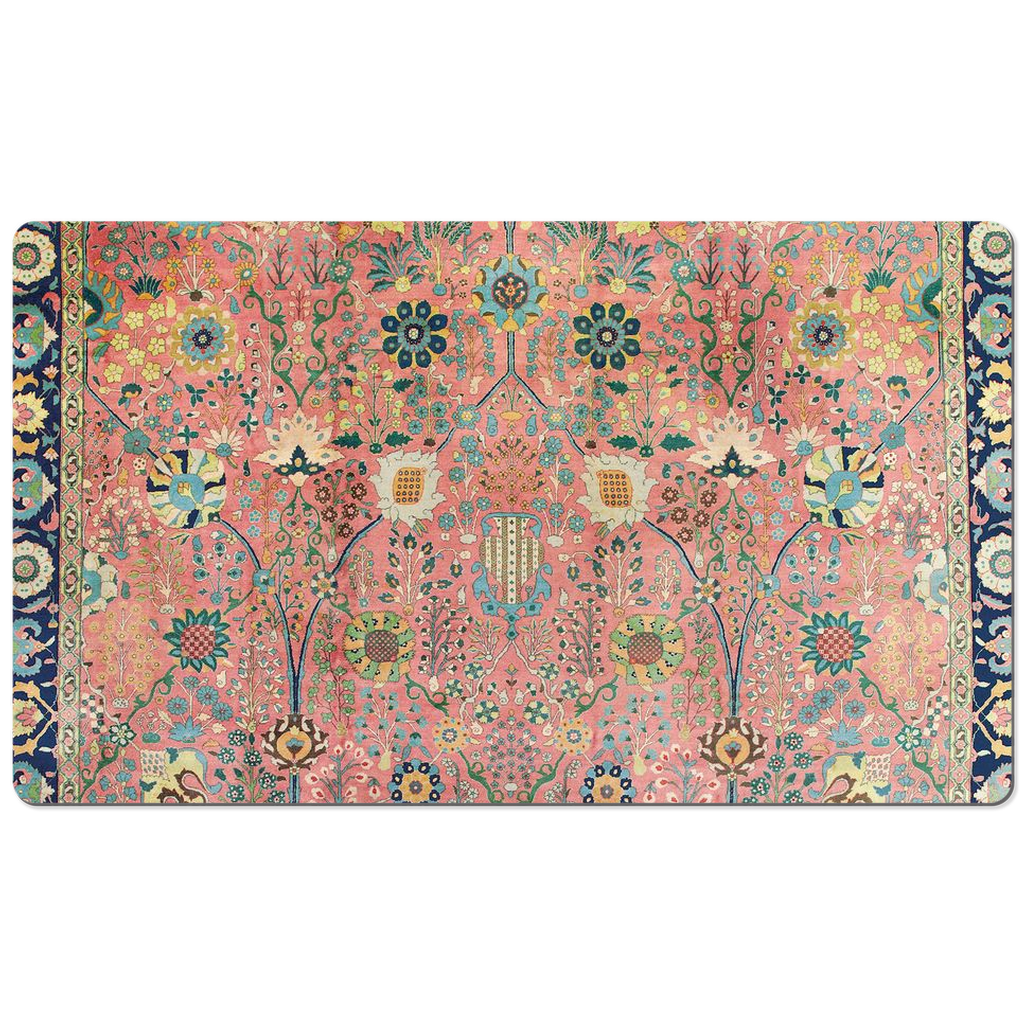 Rose Petag Persian Desk Mat Antique Rose