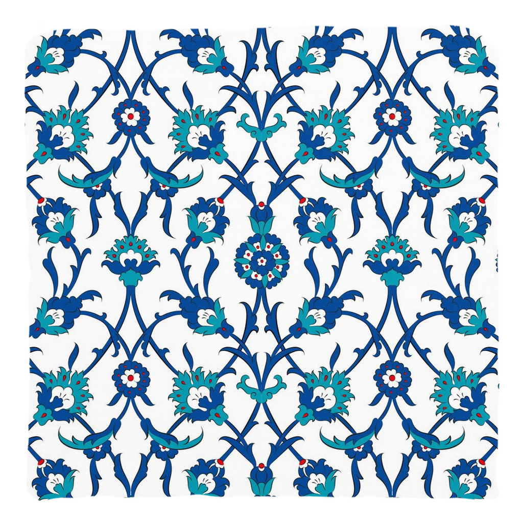 Amira Ottoman Cotton Pillows Blue Green