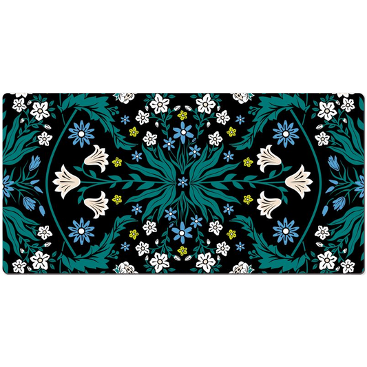 William Morris Desk Mat Magical Dark Floral