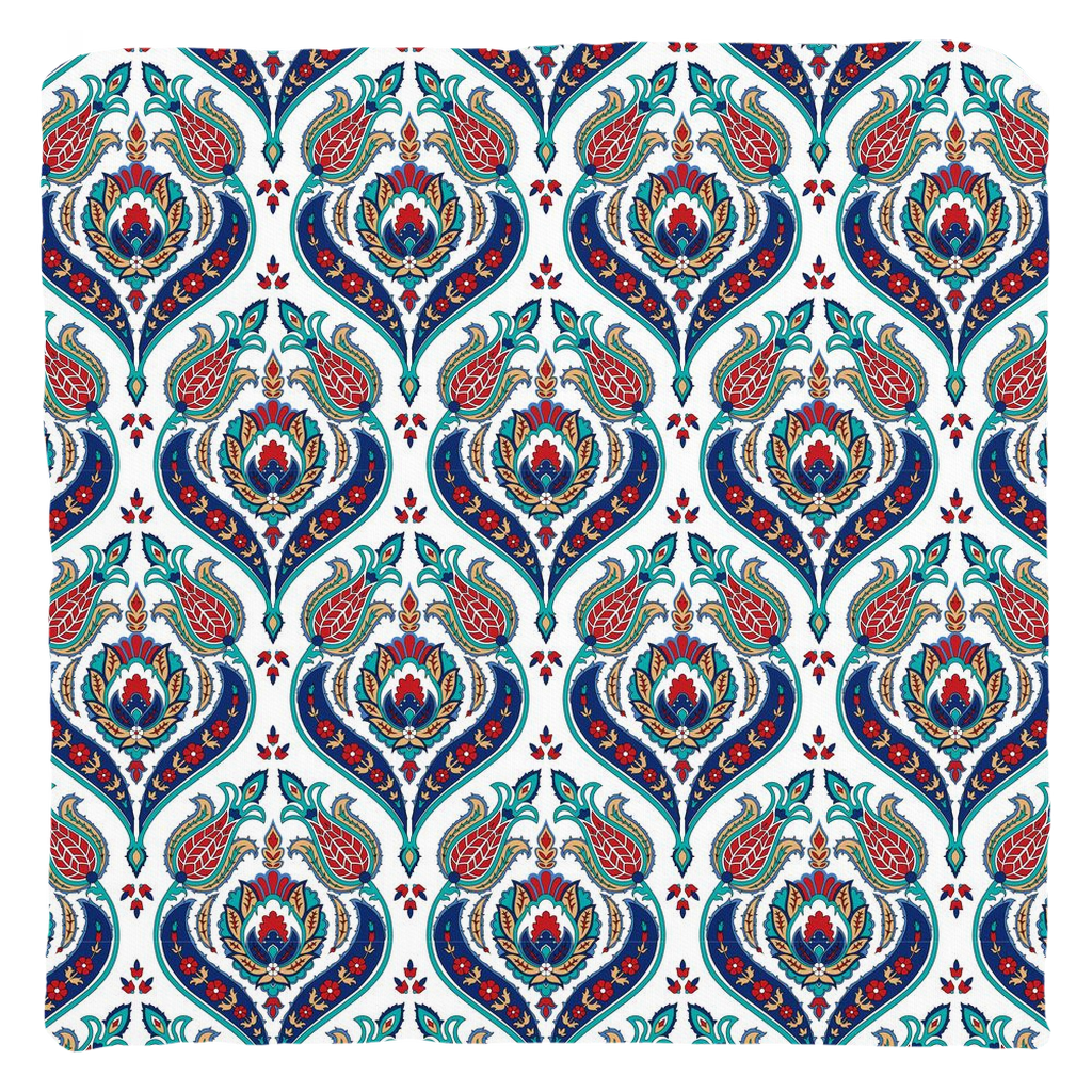 Halfeti Ottoman Cotton Pillows Blue Red