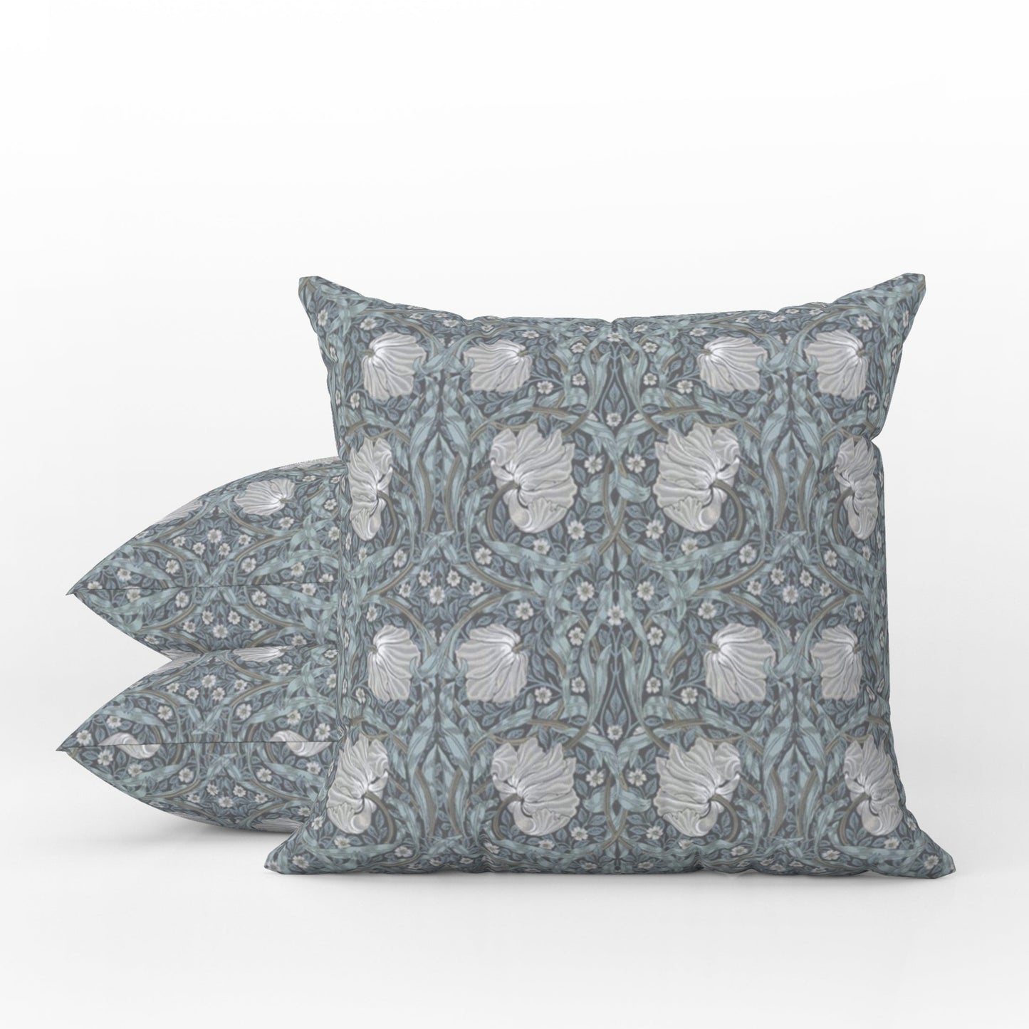 Pimpernel Outdoor Pillow William Morris Slate Blue