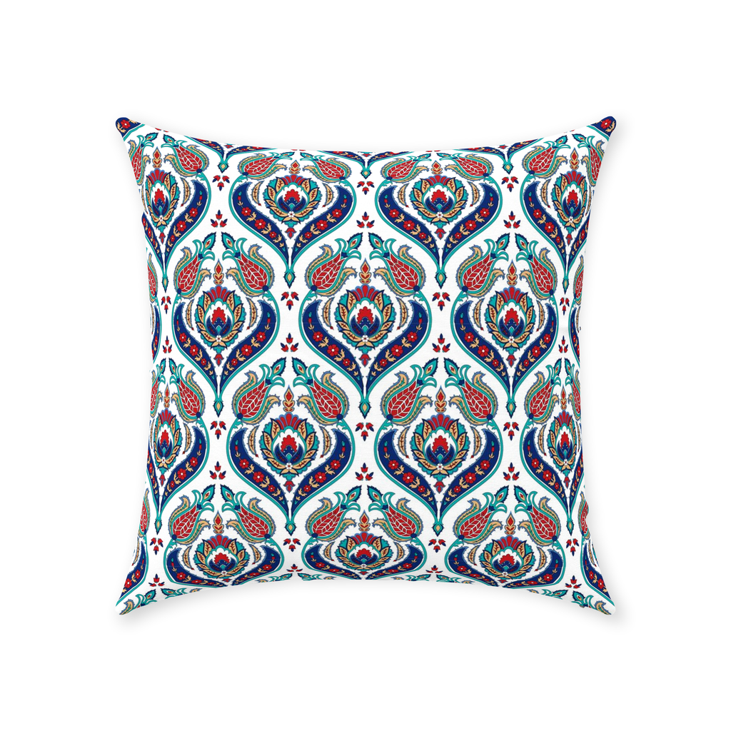 Halfeti Ottoman Cotton Pillows Blue Red