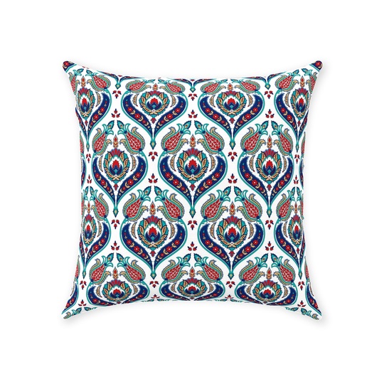 Halfeti Ottoman Cotton Pillows Blue Red