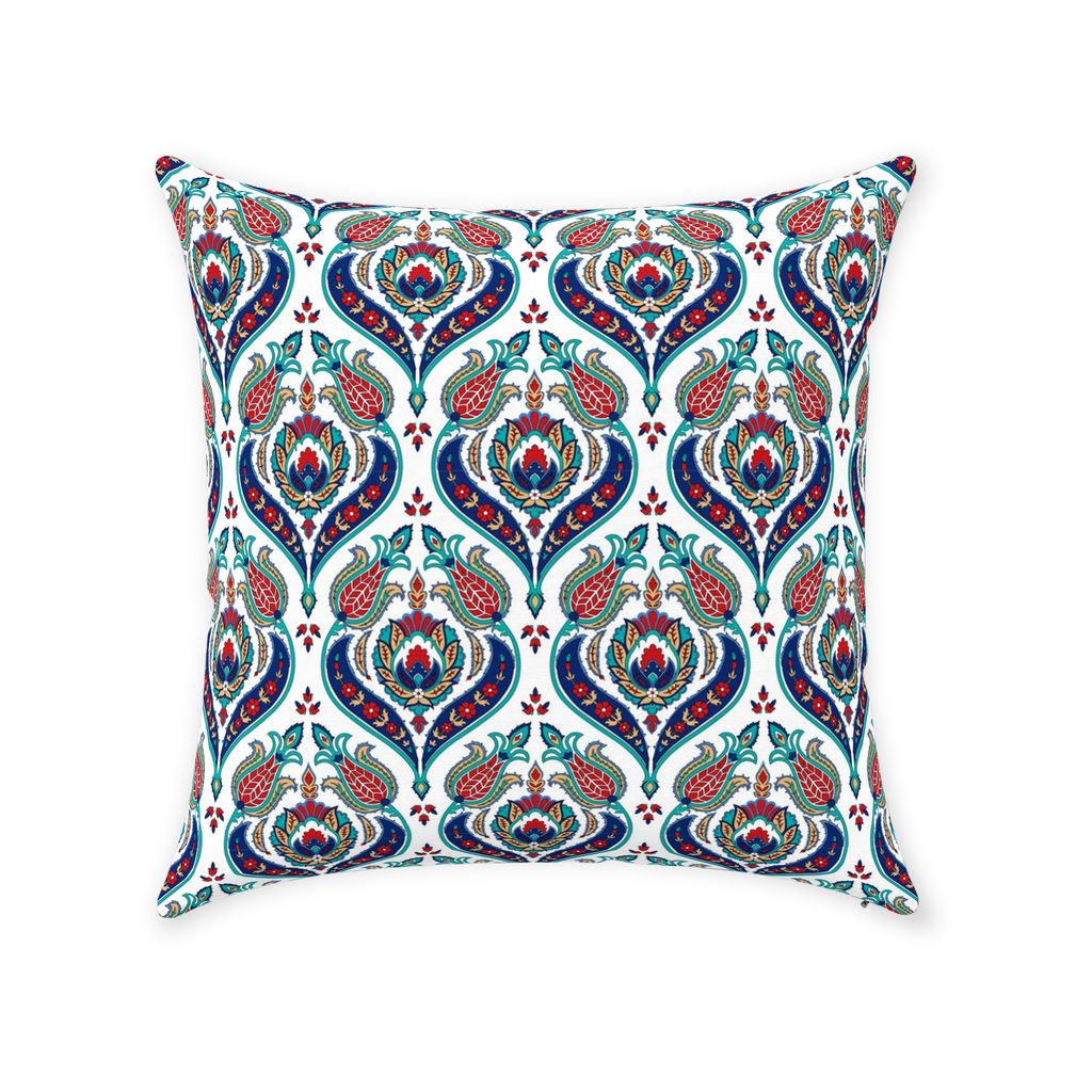 Halfeti Ottoman Cotton Pillows Blue Red