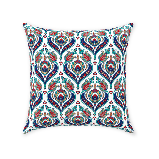 Halfeti Ottoman Cotton Pillows Blue Red