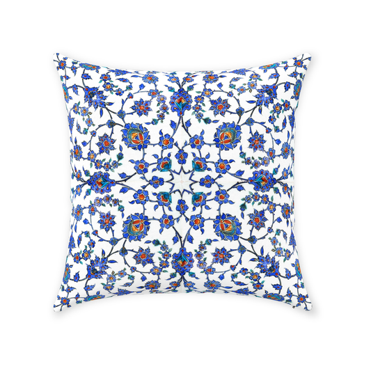 Izmir II Ottoman Cotton Pillows Blue Purple